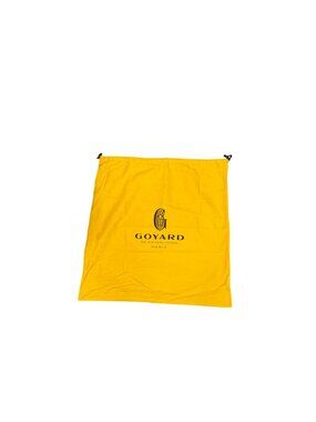 Goyard Paris Yellow Drawstring Large Dust Bag 23.5X22.5 Travel Storage Pouch